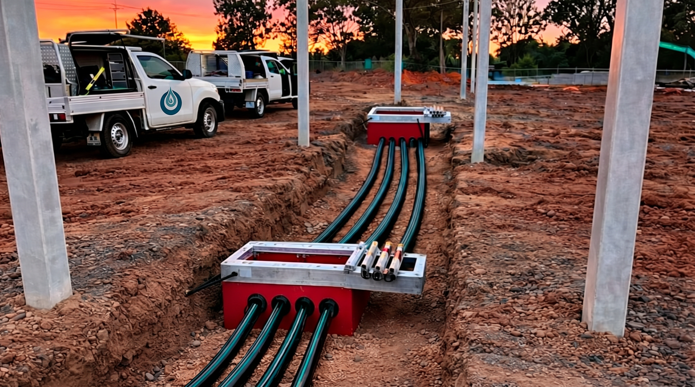 Sunset installation project